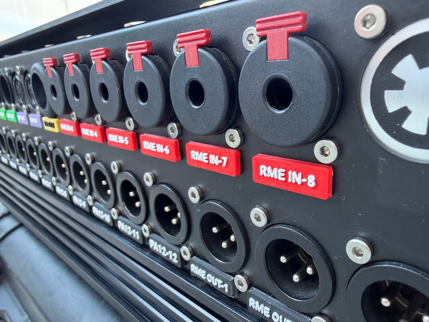 Rack Panel Color Labels