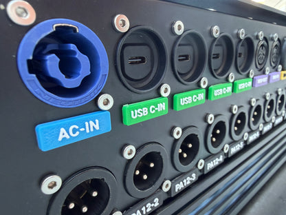 Rack Panel Color Labels (Single Label)