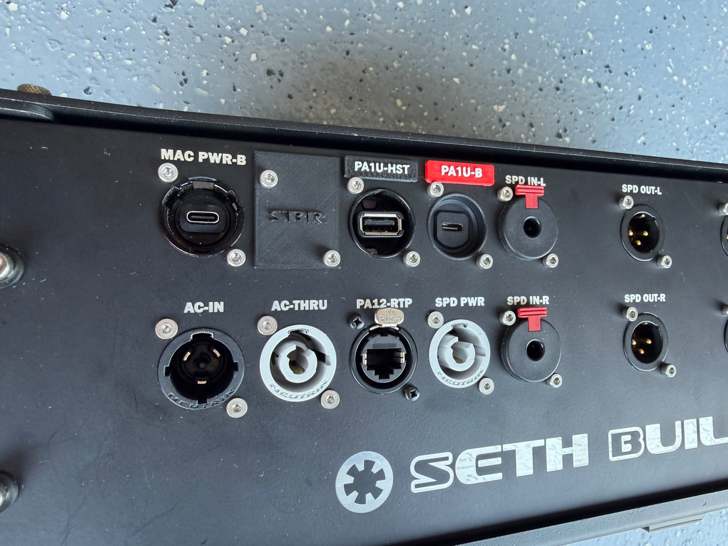 Rack Panel Color Labels